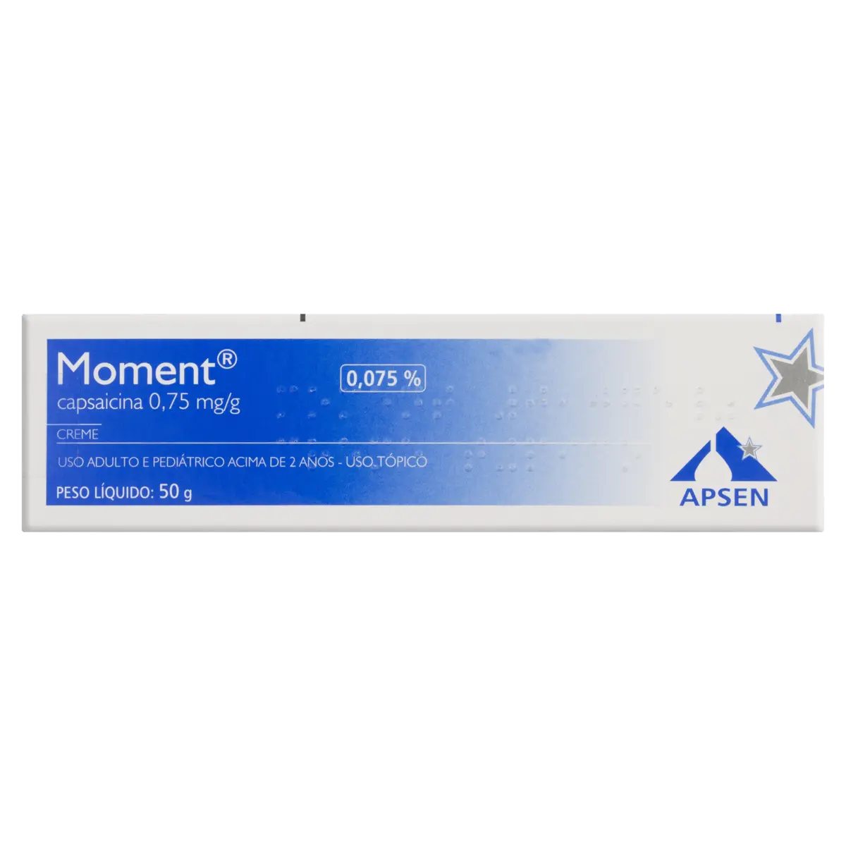 MOMENT 0,075% CREME 50GR CAPSAICINA