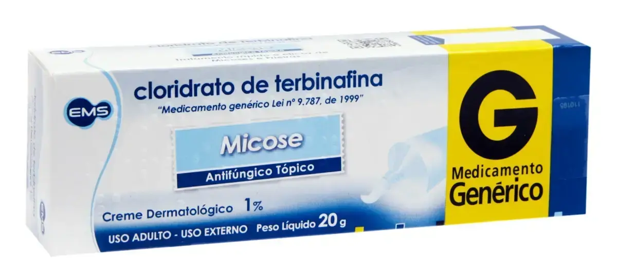 TERBINAFINA 10MG/G CREME 20GR GENERICO EMS TERBINAFINA