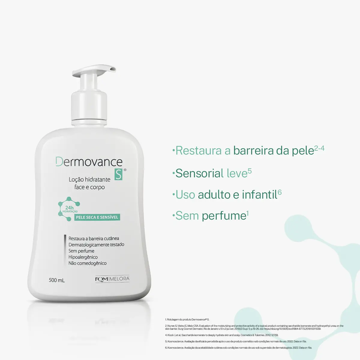 LOCAO HIDRATANTE DERMOVANCE S 500ML