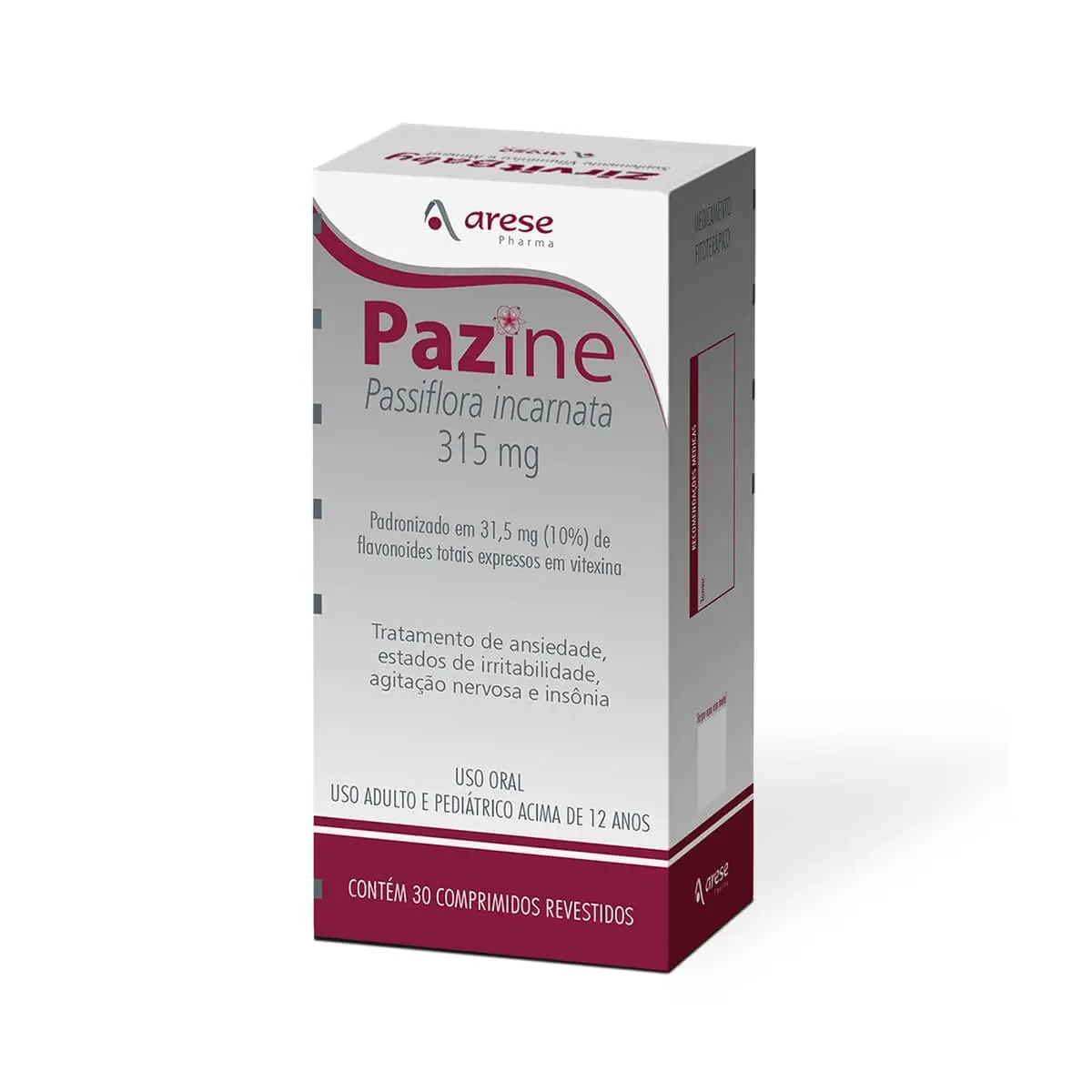 PAZINE 315MG 30 COMPRIMIDOS PASSIFLORA INCARNATA + ASSOCIACAO