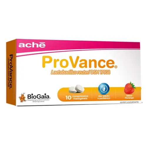 PROVANCE C MORANGO 10 COMPRIMIDOS LACTOBACILLUS REUTERI