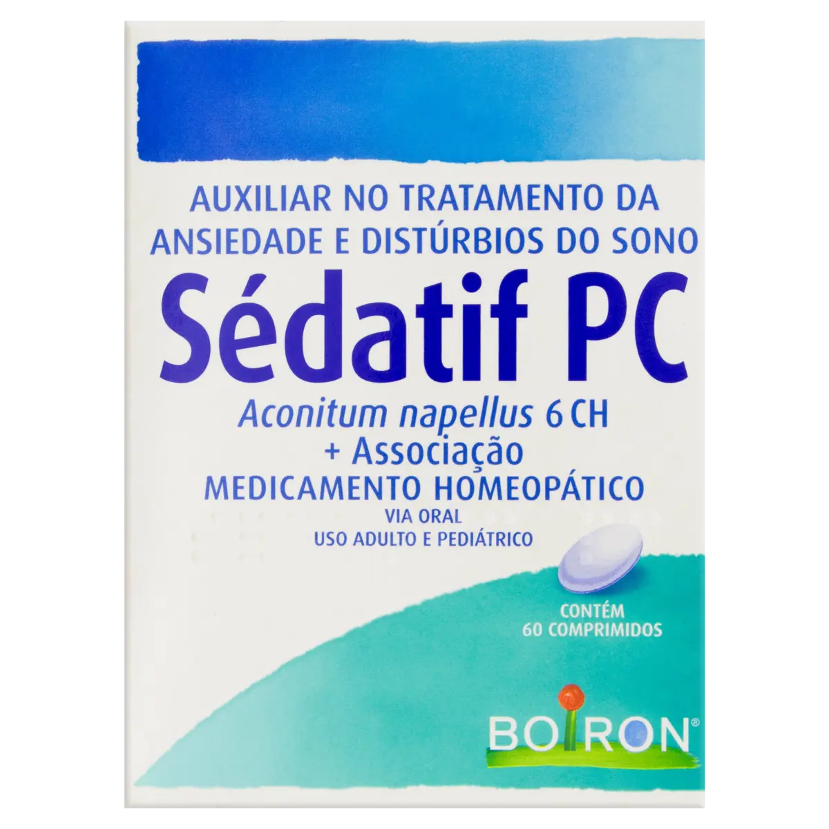 SEDATIF PC 60 COMPRIMIDOS ACONITUM NAPELLUS + BELLADONNA + ASSOCIACAO