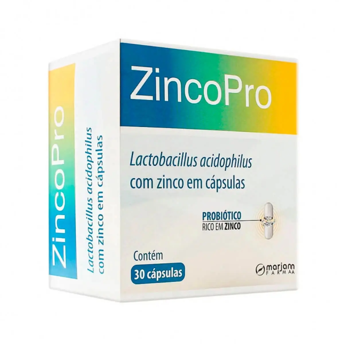 ZINCOPRO 30 CAPSULAS LACTOBACILLUS ACIDOPHILUS