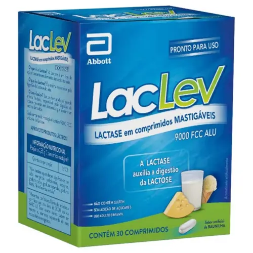 LACLEV 9000 30 COMPRIMIDOS LACTASE