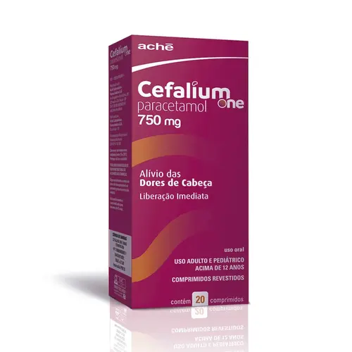 CEFALIUM ONE 750MG 20 COMPRIMIDOS PARACETAMOL