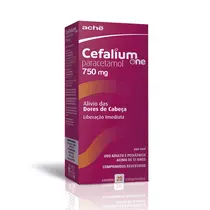 CEFALIUM ONE 750MG 20 COMPRIMIDOS PARACETAMOL