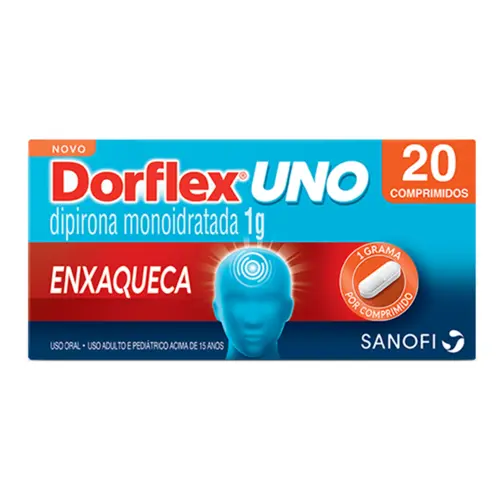 DORFLEX UNO 1GR 20 COMPRIMIDOS DIPIRONA SODICA