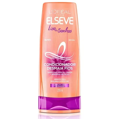 CONDICIONADOR ELSEVE LISO DOS SONHOS 200ML