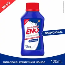 LEITE DE MAGNESIA ENO TRADICIONAL 120ML HIDROXIDO DE MAGNESIO