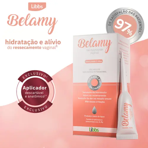 BELAMY GEL VAGINAL HIDRATANTE  2,5GR + 8 APLICADORES
