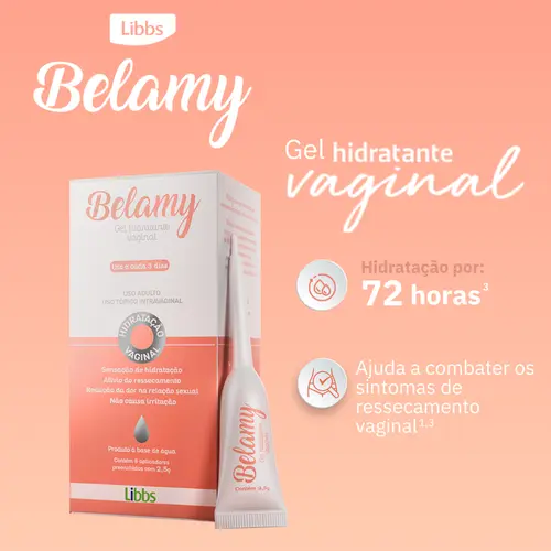 BELAMY GEL VAGINAL HIDRATANTE  2,5GR + 8 APLICADORES