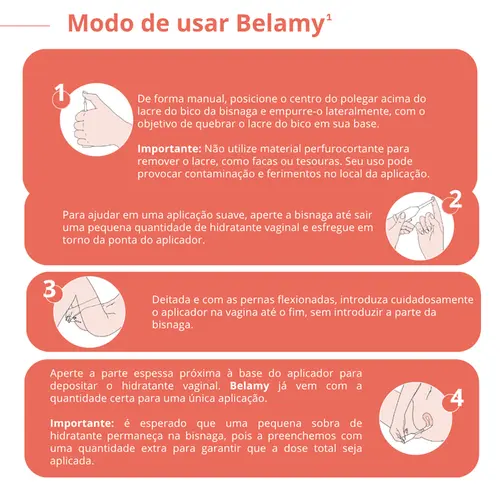 BELAMY GEL VAGINAL HIDRATANTE  2,5GR + 8 APLICADORES