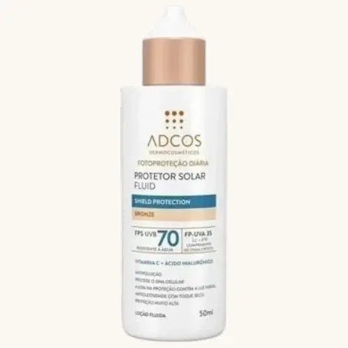 PROTETOR SOLAR ADCOS FLUID IVORY SHILD FPS70 50ML