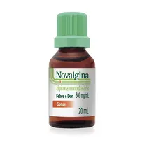 NOVALGINA 500MG GOTAS 20ML DIPIRONA MONOIDRATADA