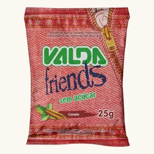 PASTILHA VALDA FRIENDS CANELA 25GR
