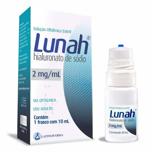 LUNAH 2MG 10ML SOLUCAO OFTALMICA HIALURONATO DE SODIO