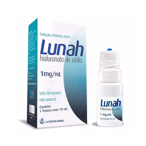 LUNAH 1MG 10ML SOLUCAO OFTALMICA HIALURONATO DE SODIO