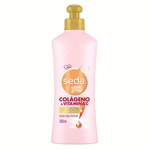 CREME PARA PENTEAR SEDA 5% COLAGENO E VITAMINA C COMPLEX 300ML