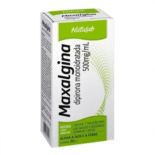 MAXALGINA 500MG/ML GOTAS 20ML DIPIRONA MONOIDRATADA