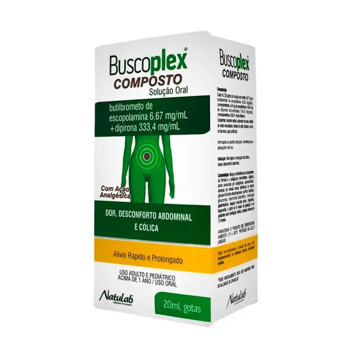 BUSCOPLEX GOTAS 20ML ESCOPOLAMINA BUTILBROMETO + DIPIRONA SODICA