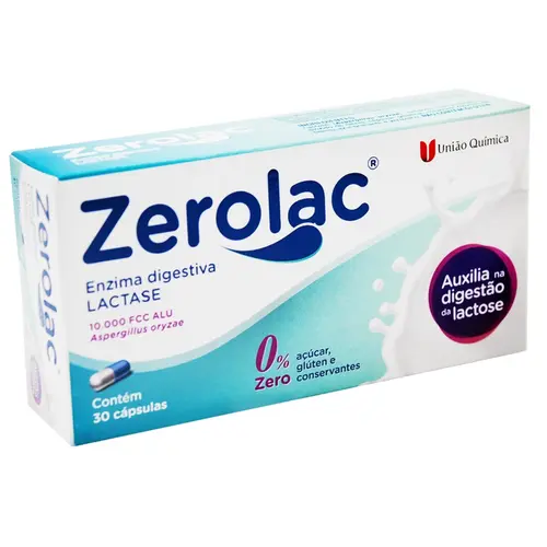 ZEROLAC LACTASE 10.000 FCC 30 CAPSULAS LACTASE