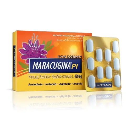 MARACUGINA PI 420MG 20 COMPRIMIDOS PASSIFLORA INCARNATA + ASSOCIACAO