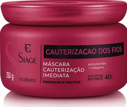 MASCARA SIAGE CAUTERIZACAO DOS FIOS 250GR