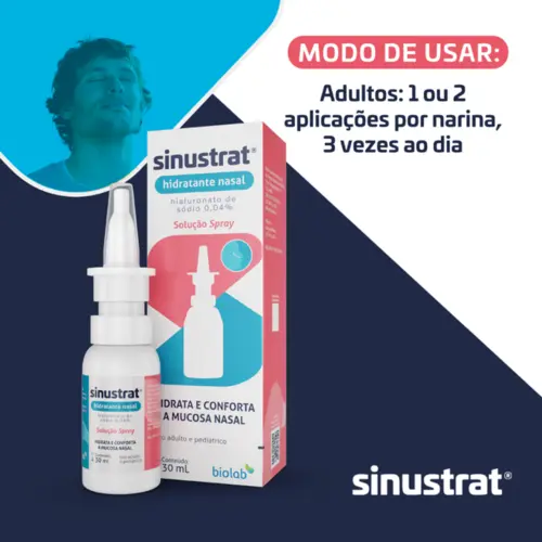SINUSTRAT HIDRATANTE NASAL 30ML HIALURONATO DE SODIO