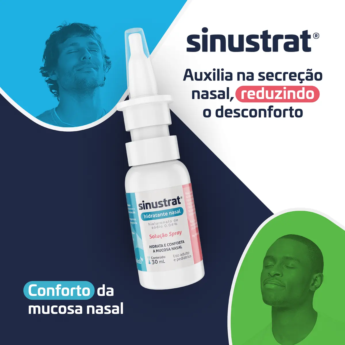 SINUSTRAT HIDRATANTE NASAL 30ML HIALURONATO DE SODIO