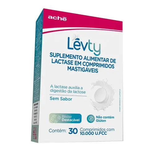LEVTY 30 COMPRIMIDOS MASTIGAVEIS LACTASE