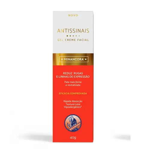 CREME MINANCORA ANTISSINAIS FACIAL GEL 40GR