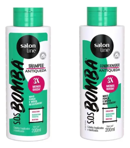 KIT SALON LINE SHAMPOO + CONDICIONADOR ANTIQUEDA 200ML