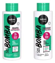 KIT SALON LINE SHAMPOO + CONDICIONADOR ANTIQUEDA 200ML