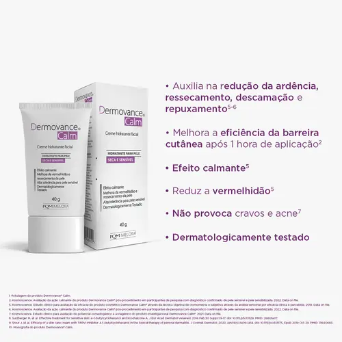 HIDRATANTE FACIAL DERMOVANCE CALM 40GR
