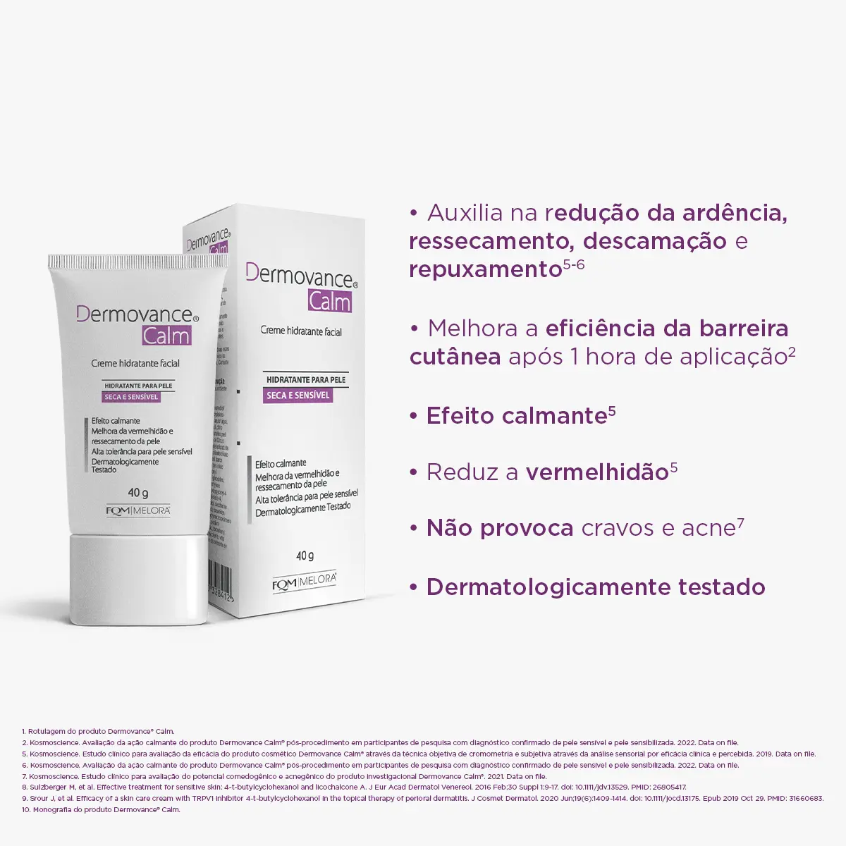 HIDRATANTE FACIAL DERMOVANCE CALM 40GR