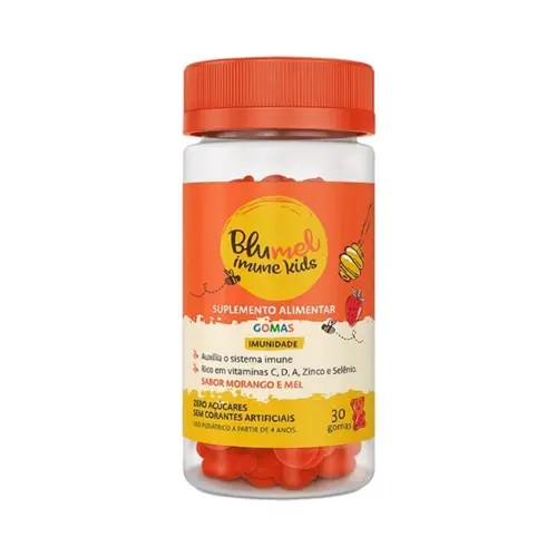 BLUMEL IMUNE KIDS 30 GOMAS MULTIVITAMINICO - POLIVITAMINICO