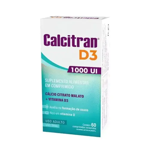 CALCITRAN D3 1000UI 60 COMPRIMIDOS CALCIO + VITAMINA D