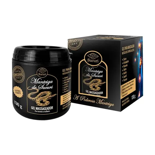 GEL MANTEIGA DE SUCURI PARA MASSAGEM 130GR