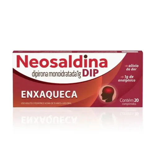 NEOSALDINA 1GR 20 COMPRIMIDOS DIPIRONA MONOIDRATADA