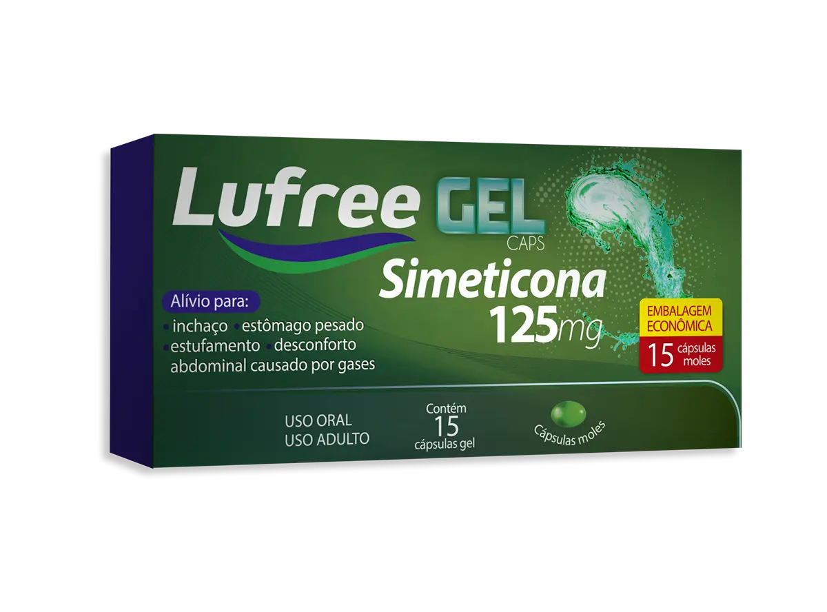 LUFREE 125MG 15 CAPSULAS SIMETICONA