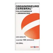 ORGANONEURO CEREBRAL 100 COMPRIMIDOS ACIDO GAMAMINOBUTIRICO + ASSOCIACAO