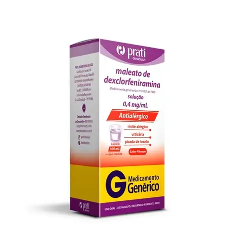 DEXCLORFENIRAMINA 0,4MG/ML. 100ML GENERICO PRATI DONADUZZI DEXCLORFENIRAMINA