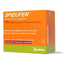 SPIDUFEN 770MG 10 COMPRIMIDOS IBUPROFENO + ARGININA
