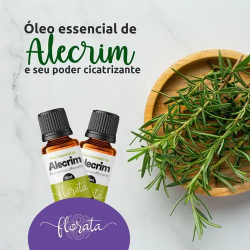 OLEO FLORATA ESSENCIAL ALECRIM 10ML