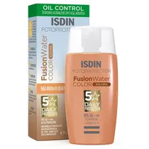 PROTETOR SOLAR FACIAL ISDIN FUSION WATER COR ESCURA FPS50 50ML