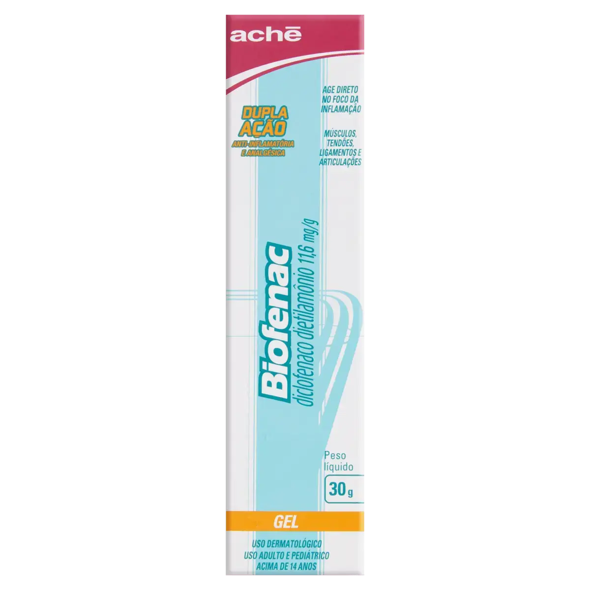 BIOFENAC GEL 11,6MG/G 30GR DICLOFENACO DIETILAMONIO
