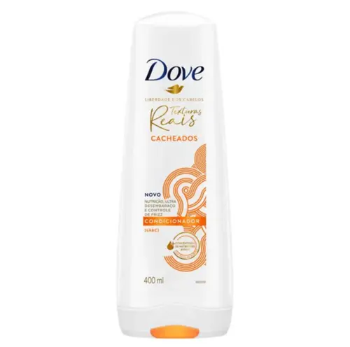 CONDICIONADOR DOVE TEXTURAS REAIS CACHEADOS 400ML