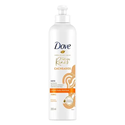 CREME DE PENTEAR DOVE TEXTURAS REAIS CACHEADO 355ML