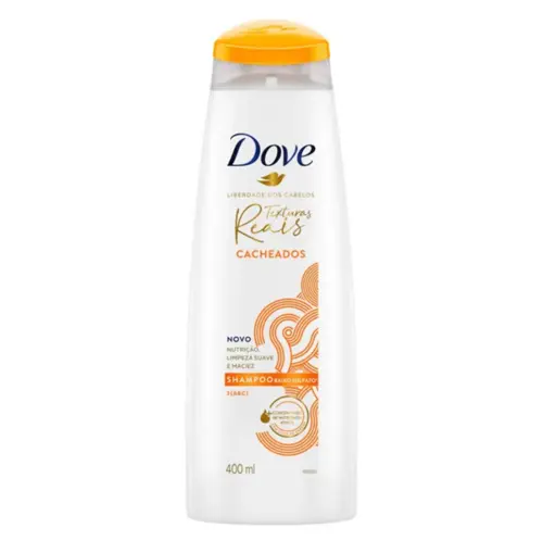 SHAMPOO DOVE TEXTURAS REAIS CACHEADO 400ML