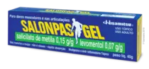 SALONPAS GEL 40GR SALICILATO DE METILA + CANFORA + MENTOL